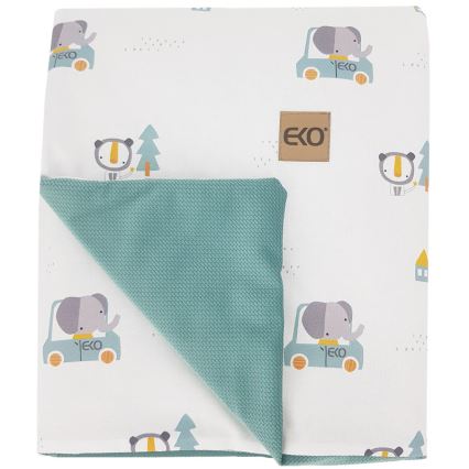 EKO - Cotton blanket CARS 100x80 cm