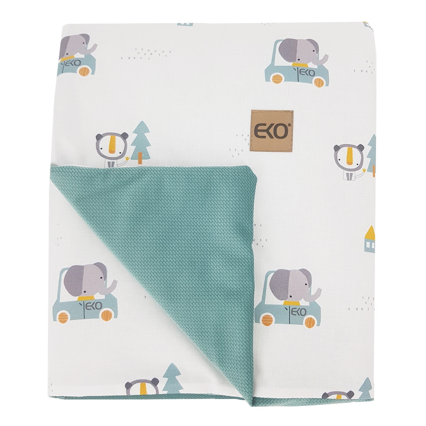 EKO - Cotton blanket CARS 100x80 cm