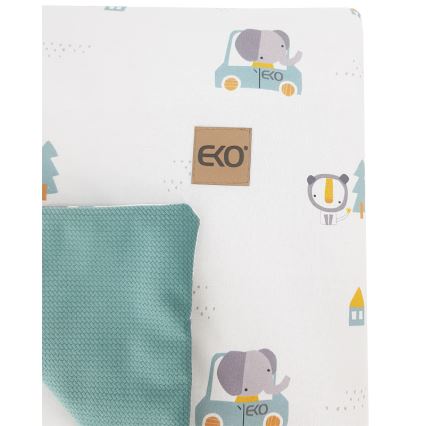 EKO - Cotton blanket CARS 100x80 cm