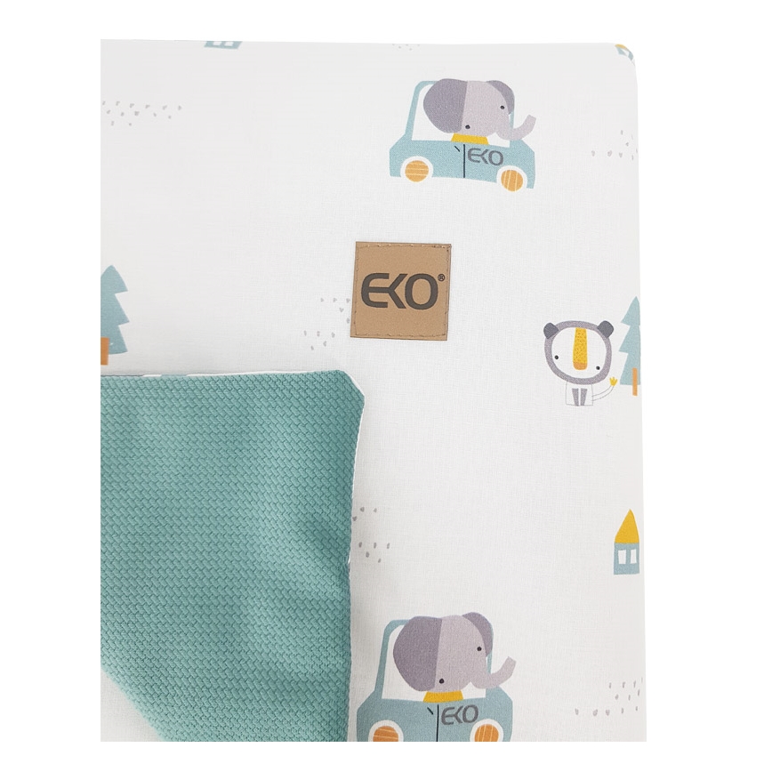 EKO - Cotton blanket CARS 100x80 cm