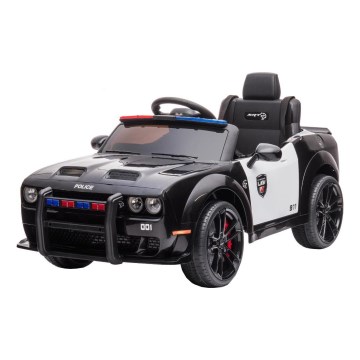 Elbil Dodge Challenger Polis 50W/4500 mAh svart/vit