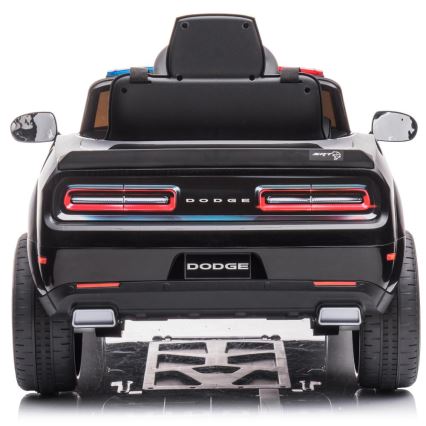 Elbil Dodge Challenger Polis 50W/4500 mAh svart/vit