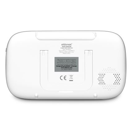ELDONEX EBM-1010-WH - Barnvakt med 5V/2000 mAh monitor