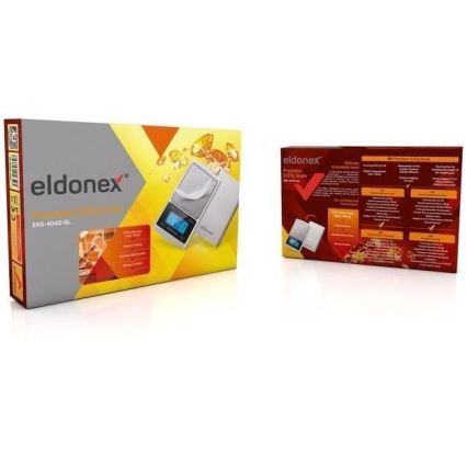 ELDONEX EKS-4040-SL - Högprecisionsvåg 2xCR2032 silver