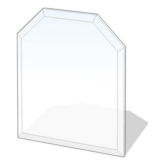 Eldstad glasunderlägg 1200x1000x8 mm