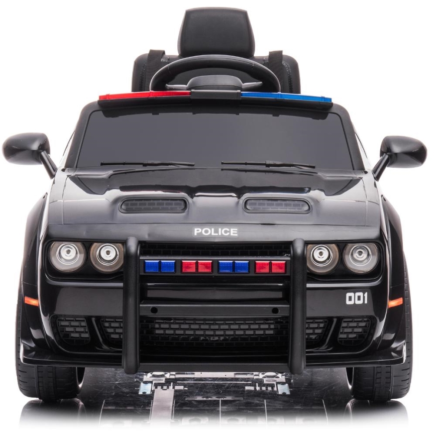 Elektrisk bil Dodge Challenger Polisbil 50W/4500 mAh  svart/vit