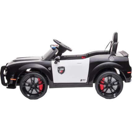Elektrisk bil Dodge Challenger Polisbil 50W/4500 mAh  svart/vit