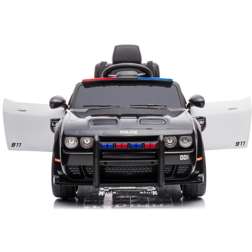 Elektrisk bil Dodge Challenger Polisbil 50W/4500 mAh  svart/vit