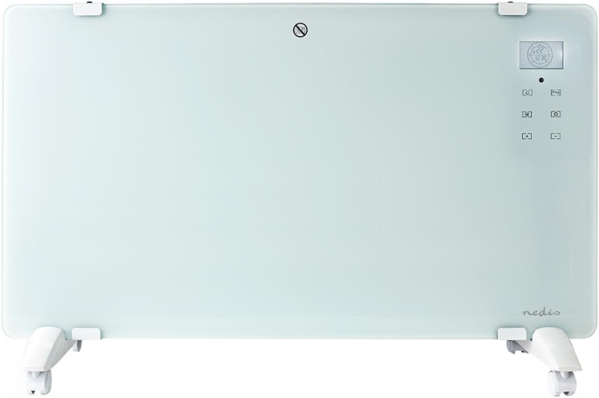 Elektrisk direktvärmare/konvektor 2000 W/230 V, Wi‑Fi, IP24, med termostat