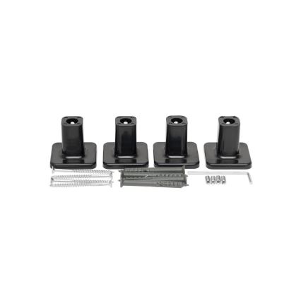 Elektrisk handdukskena SILOUETTE 187W/230V 101,1 cm IP44 svart rätt vinklat