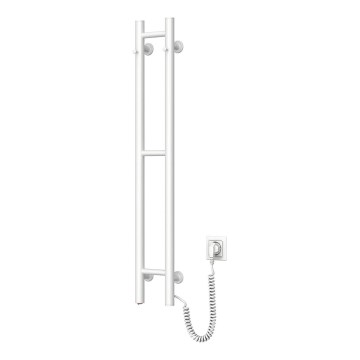 Elektrisk handdukskena SILOUETTE 187W/230V 101,1 cm IP44 vit rätt rund