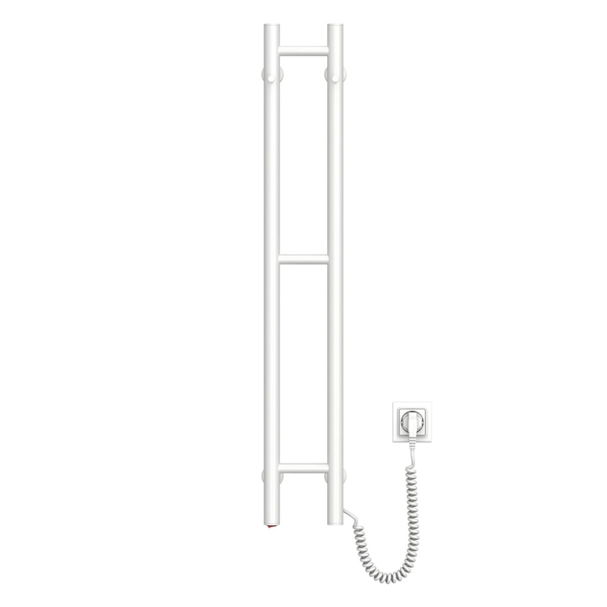 Elektrisk handdukskena SILOUETTE 187W/230V 101,1 cm IP44 vit rätt rund