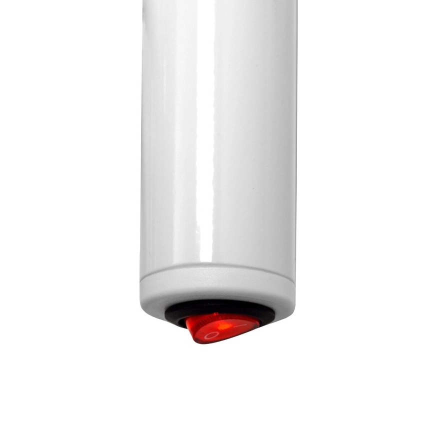 Elektrisk handdukskena SILOUETTE 187W/230V 101,1 cm IP44 vit rätt rund
