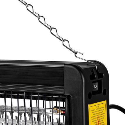 Elektrisk insektszapper 2x10W/230V 100 m²