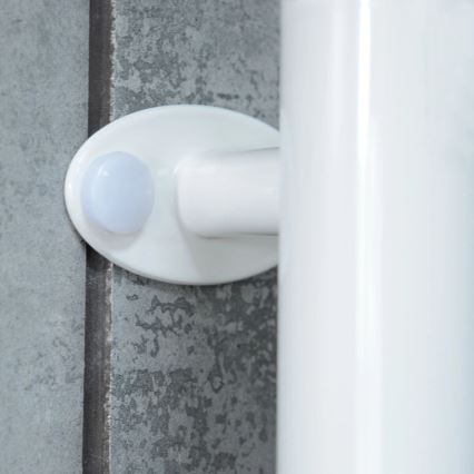 Elektrisk roterande handdukskena med termostat ARABESQUE 150W/230V 64,6 cm IP44 vit