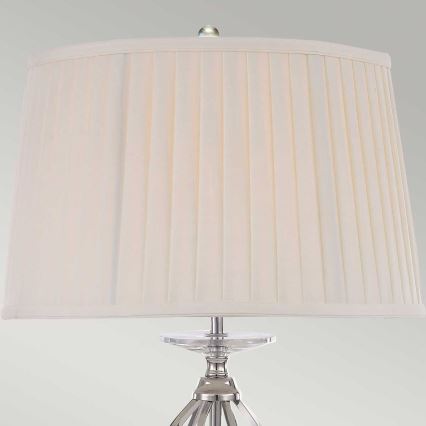 Elstead - Bordslampa AEGEAN 1xE27/60W/230V skinande krom