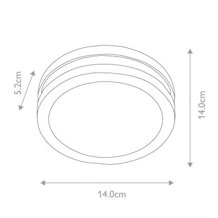 Elstead - LED vägglampa för utomhusbruk ANO 1xGX53/9W/230V IP54
