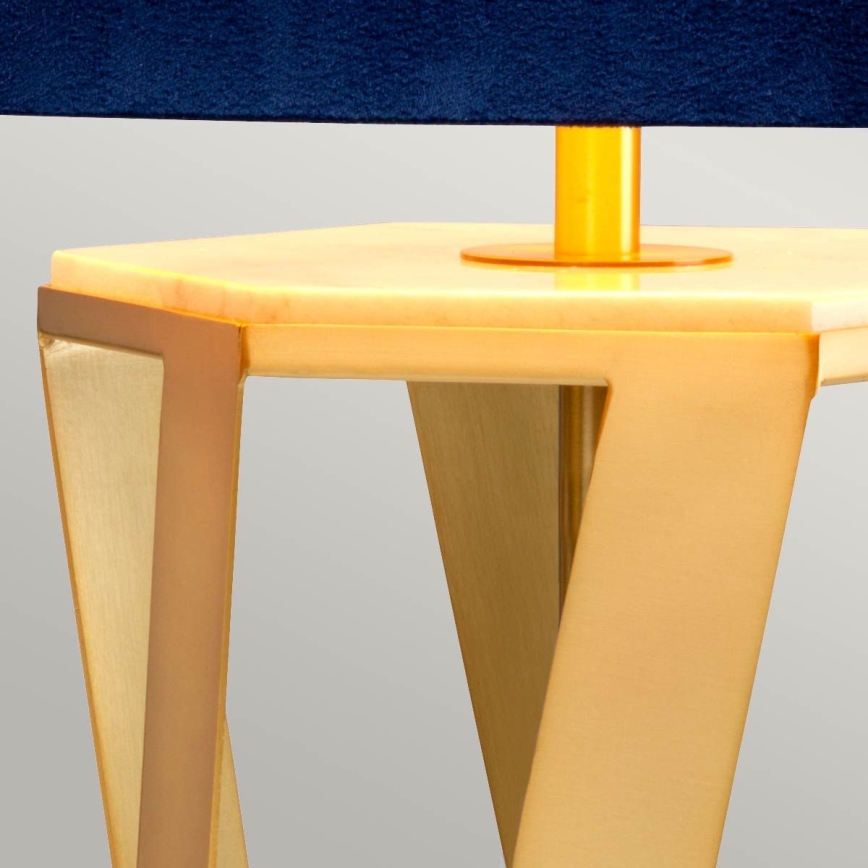 Elstead - Bordslampa APOLLO 1xE27/60W/230V guld/blå