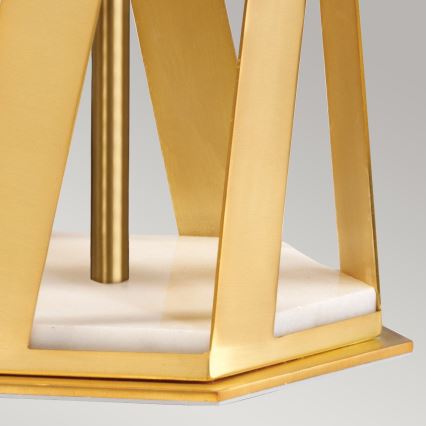 Elstead - Bordslampa APOLLO 1xE27/60W/230V guld/vit