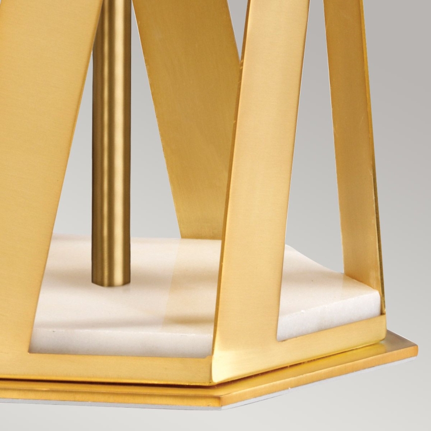 Elstead - Bordslampa APOLLO 1xE27/60W/230V guld/vit