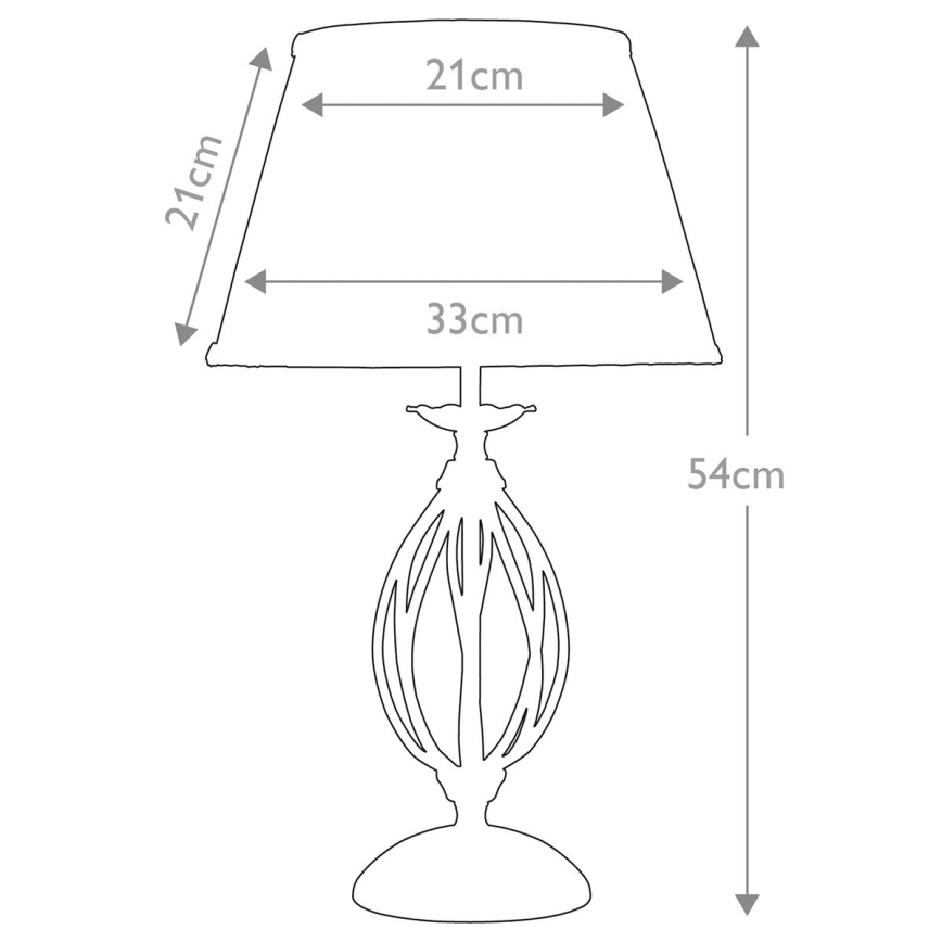 Elstead - Bordslampa ARTISAN 1xE27/60W/230V brons