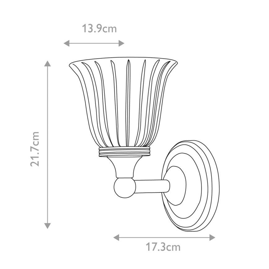 Elstead - LED Vägglampa för badrum AUSTEN 1xG9/3W/230V 3000K IP44