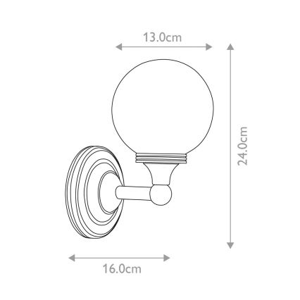 Elstead - LED Vägglampa för badrum AUSTEN 1xG9/3W/230V IP44