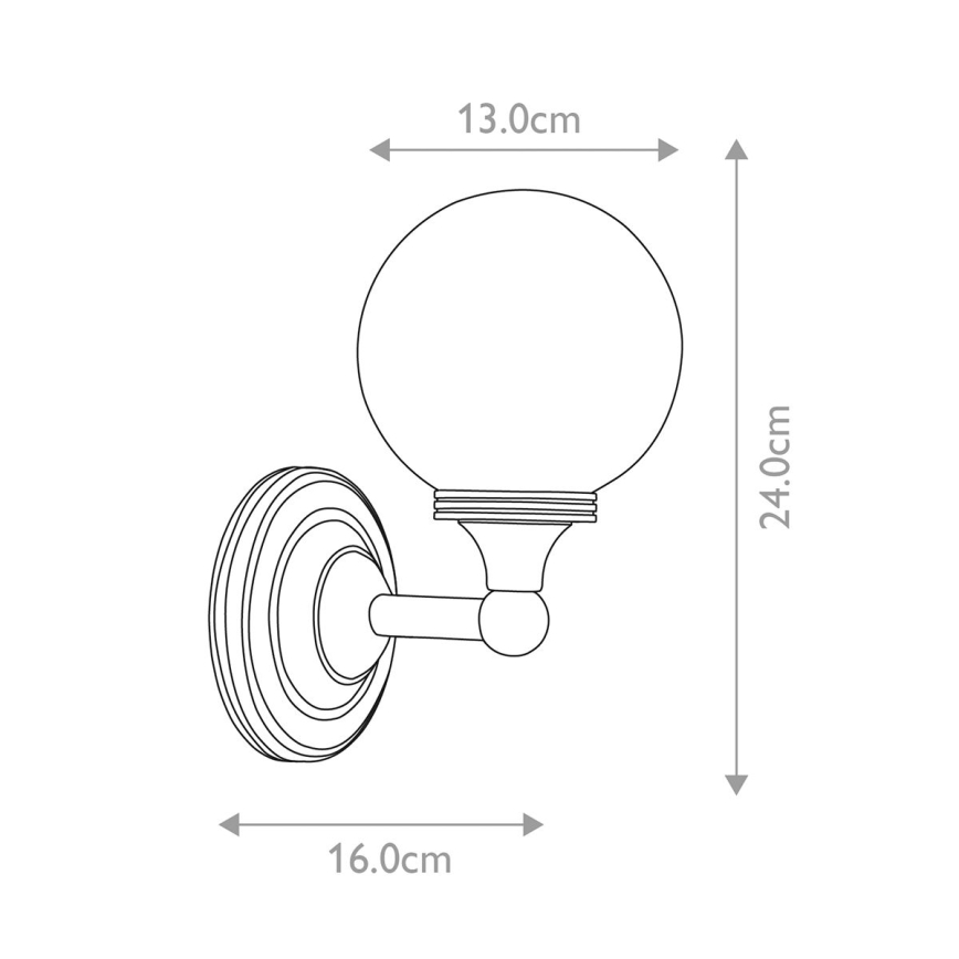 Elstead - LED Vägglampa för badrum AUSTEN 1xG9/3W/230V IP44