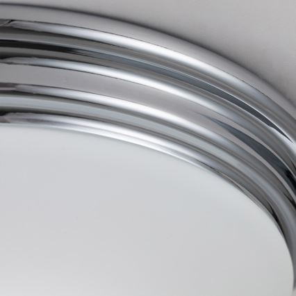 Elstead - LED taklampa för badrum BROMPTON 1xGX53/5,7W/230V IP44 matt krom