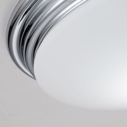 Elstead - LED taklampa för badrum BROMPTON 1xGX53/5,7W/230V IP44 matt krom