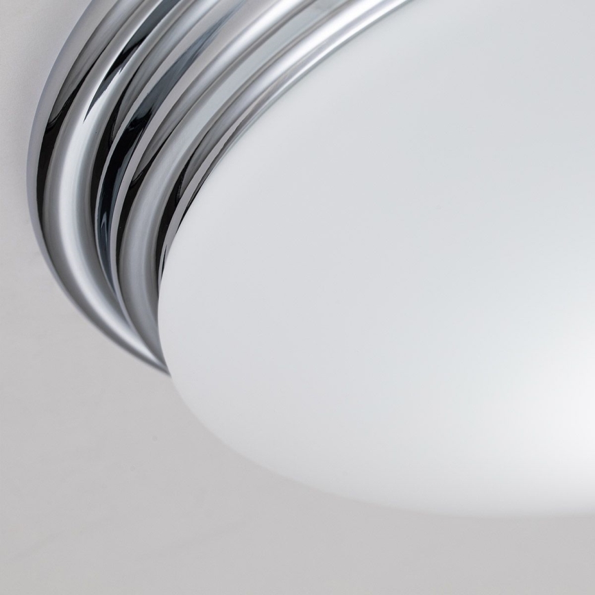 Elstead - LED taklampa för badrum BROMPTON 1xGX53/5,7W/230V IP44 matt krom