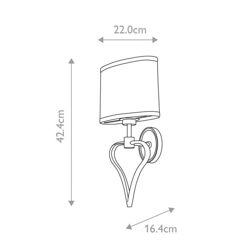 Elstead BATH-FALMOUTH-FG - LED Badrum vägglampa  FALMOUTH 1xG9/3W/230V + LED/1W IP44