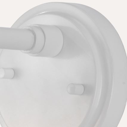 Elstead BATH-MORVAH1-W - Badrum vägglampa  MORVAH 1xE27/60W/230V IP44 vit 