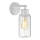 Elstead BATH-MORVAH1-W - Badrum vägglampa  MORVAH 1xE27/60W/230V IP44 vit 
