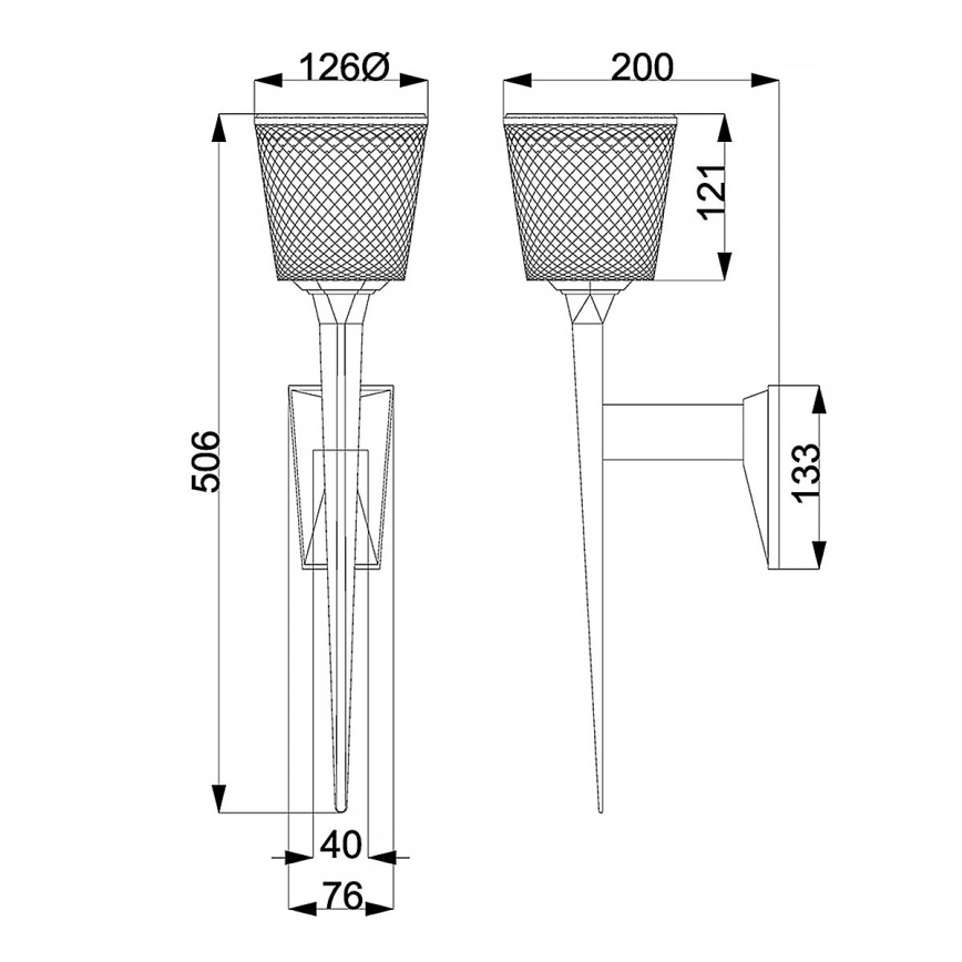 Elstead - LED Vägglampa för badrum VERITY 1xG9/3W/230V IP44