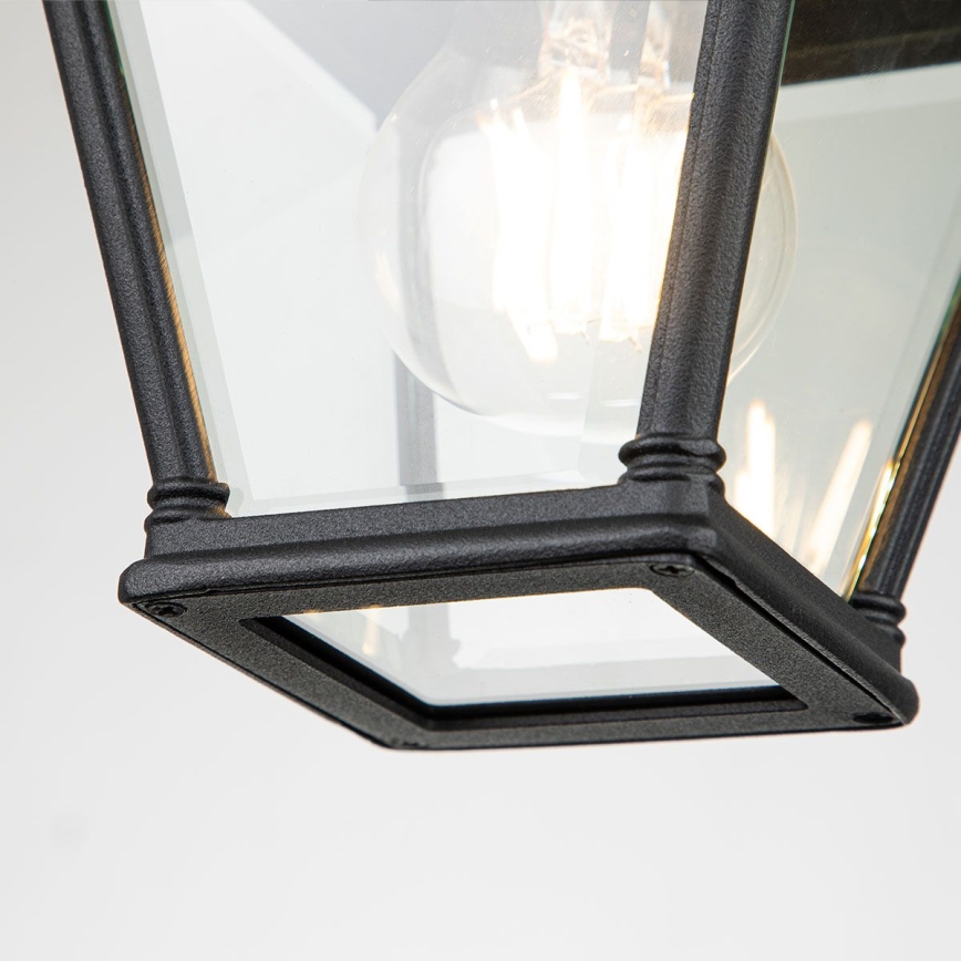 Elstead - Utomhustaklampa BAYVIEW 1xE27/60W/230V IP44 svart