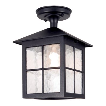 Elstead BL18A-BLACK - Utomhus  fastsatt takkrona  WINCHESTER 1xE27/100W/230V IP43