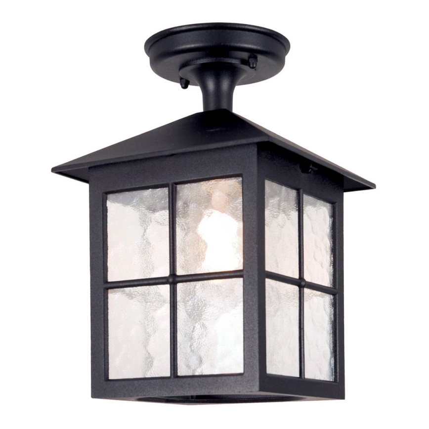 Elstead BL18A-BLACK - Utomhus  fastsatt takkrona  WINCHESTER 1xE27/100W/230V IP43