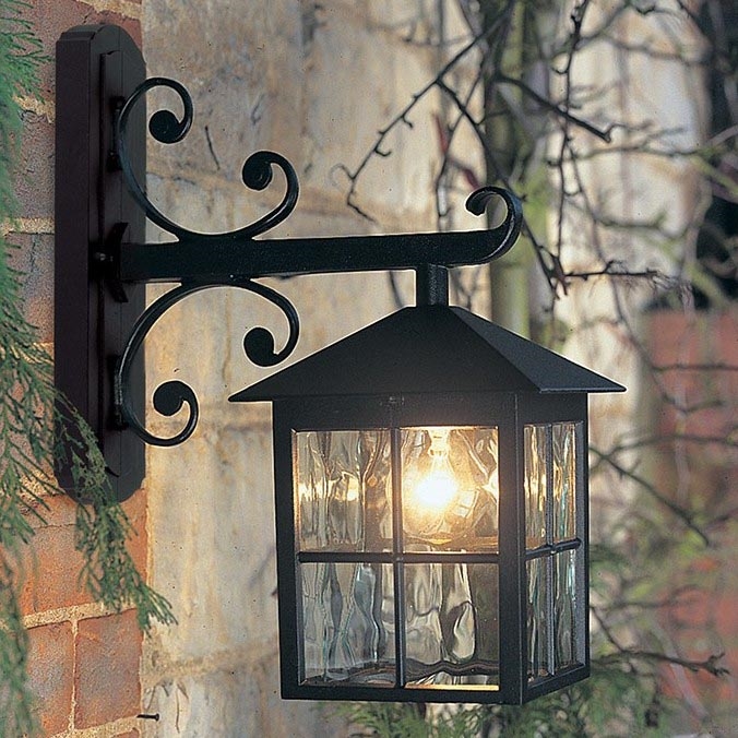 Elstead BL19-BLACK - Utomhus vägglampa  WINCHESTER 1xE27/100W/230V IP43