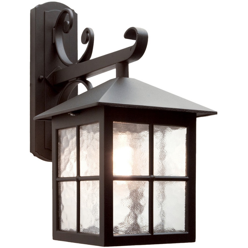 Elstead BL19-BLACK - Utomhus vägglampa  WINCHESTER 1xE27/100W/230V IP43