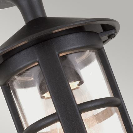 Elstead BL21A-BLACK - Utomhus  fastsatt takkrona  HEREFORD 1xE27/100W/230V IP43