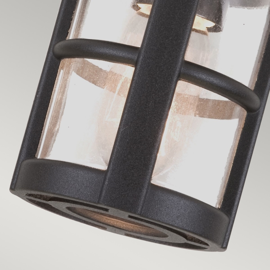 Elstead BL21A-BLACK - Utomhus  fastsatt takkrona  HEREFORD 1xE27/100W/230V IP43