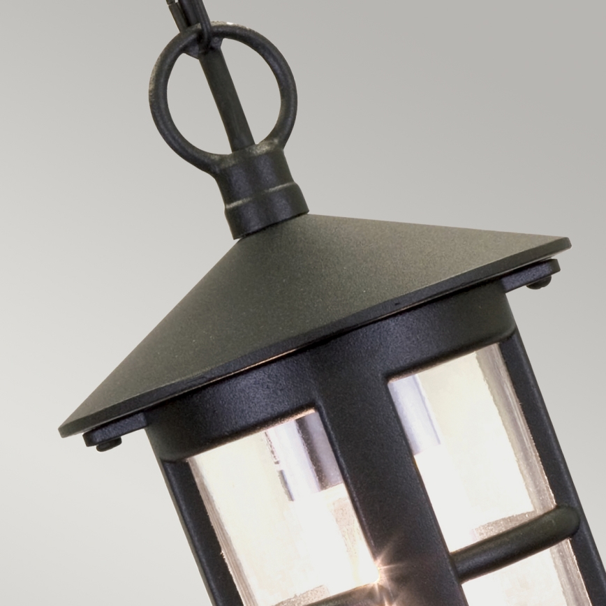 Elstead BL21B-BLACK - Utomhus takkrona  HEREFORD 1xE27/100W/230V IP43