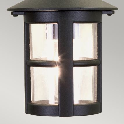 Elstead BL21B-BLACK - Utomhus takkrona  HEREFORD 1xE27/100W/230V IP43