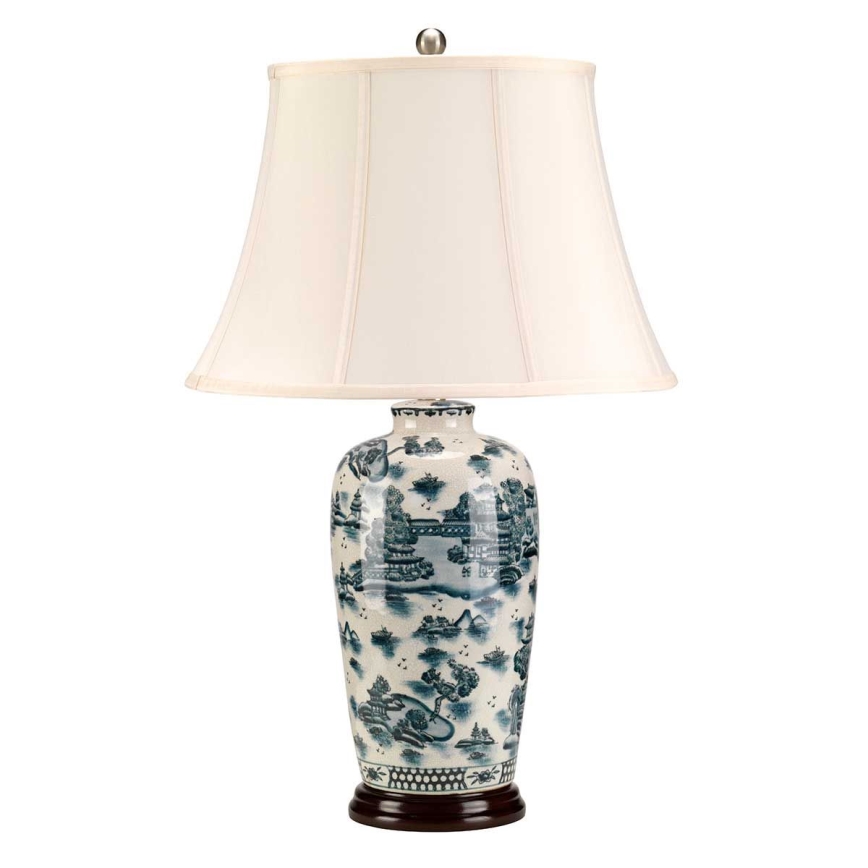 Elstead - Bordslampa BLÅ TRADITIONAL 1xE27/60W/230V