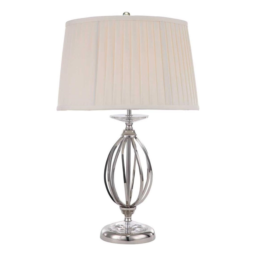 Elstead - Bordslampa AEGEAN 1xE27/60W/230V skinande krom