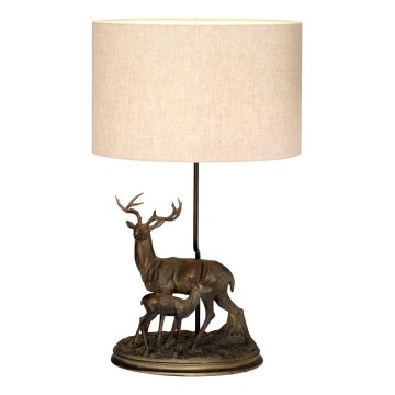 Elstead - Bordslampa AMELIA 1xE27/40W/230V brons