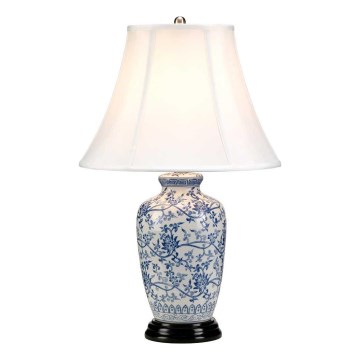 Elstead - Bordslampa BLÅ GINGER JAR 1xE27/60W/230V
