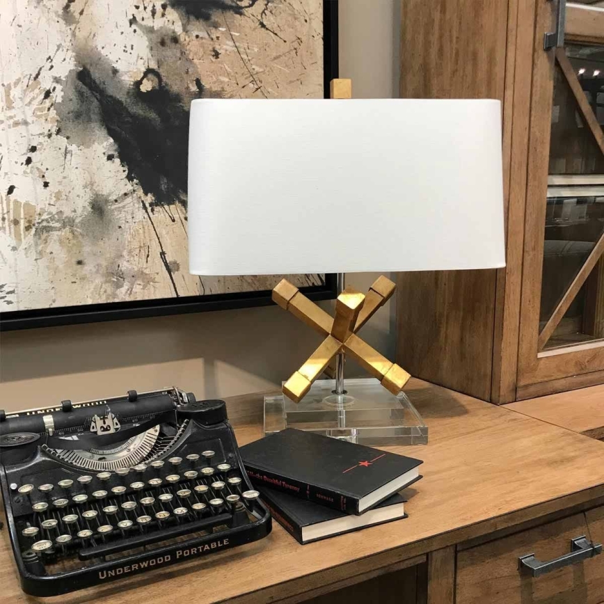 Elstead - Bordslampa JACKSON SQUARE 1xE27/60W/230V