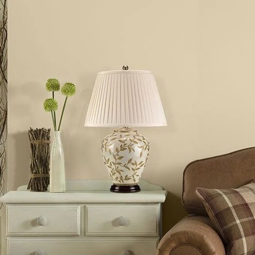 Elstead - Bordslampa LEAVES 1xE27/60W/230V